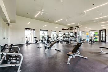 Two level fitness center
